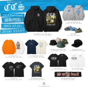 Tour 2021 “C.C.S”Tour Goods通販決定!! | The BONEZ オフィシャルサイト